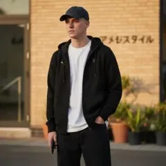 USA古着PUMA×Ferrariパーカーフーディージップアップ希少ブラックM