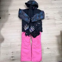 【美品】kissmark スキーウェア 160 4点セット