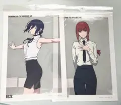 チェンソーマン　劇場版　ベースヤードトーキョー A3クリアポスター　マキマ　レゼ