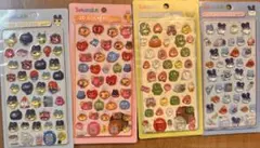 たまごっち 3Dステッカー 4シートセット　ボンボンドロップシール風