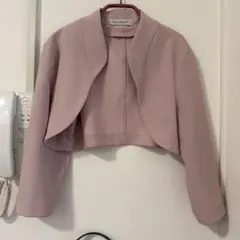 RINASCIMENTO ノーカラーボレロジャケット ピンク M