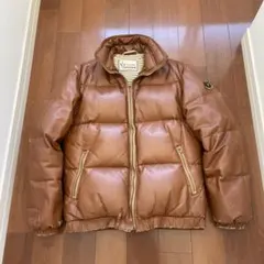 レザー ダウンジャケット