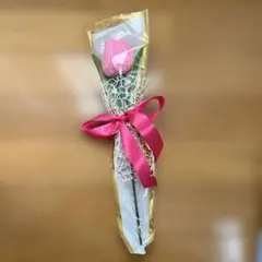 【美品】モールアート チューリップ ブーケ ピンク ハンドメイド