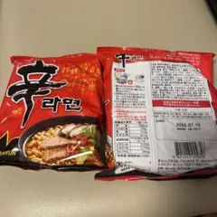 農心 辛ラーメン 袋麺 120g 1食のサムネイル