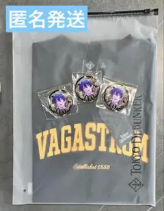 ヴァガストロムTシャツ＆黒鷺 玲音 缶バッジ3点
