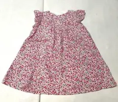 【値下げ】BREEZE 花柄ワンピース　サイズ100