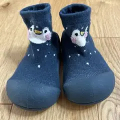 Attipas ベビーシューズ 11.5cm ペンギン柄