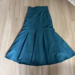美品 And Couture マーメイドスカート 38 ターコイズブルーのサムネイル