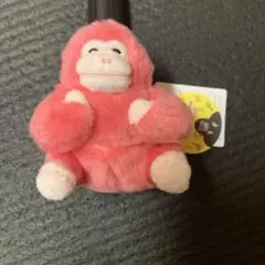 ウホウホゴリラのゴリくん 一緒にうっほっほ ぬいぐるみマスコット ピンク