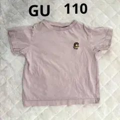 GU 半袖Tシャツ　ドーナツ　110 刺繍　ピンクのサムネイル