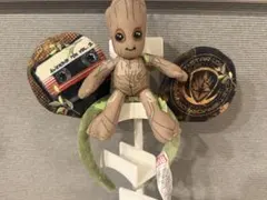 ディズニー　マーベル　カチューシャ　海外限定　ガーディアンズ　グルート