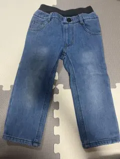 デニム裏起毛パンツ 100㎝　美品