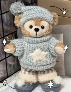 上海ディズニー　ダッフィー　ぬいぐるみ　キーチェーン