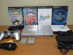 PlayStation 2 SCPH-75000 本体 ゲームソフト5本付き