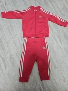 adidas Originals ピンク トレーナー・パーカーセット 80cm