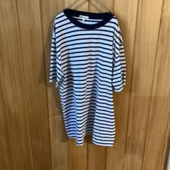 ストライプデザイン Tシャツ 半袖