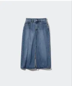 デニムロングスカート(UNIQLO)