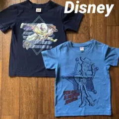 【トイストーリー】ウッディ　バズ　Tシャツ　2枚セット　100のサムネイル