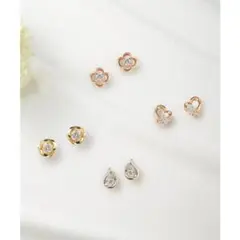 ♡Samantha Tiara♡K10YG × ダイヤモンドピアス