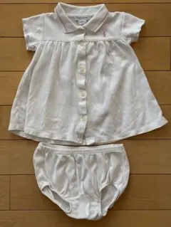 【送料込】Ralph Lauren ラルフローレン　ホワイトワンピース&パンツ