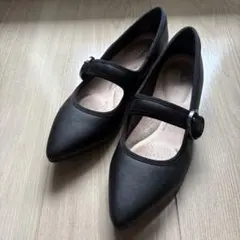 美品】Racbaki ラクバキ フラットシューズ パンプス ブラック 姿勢改善