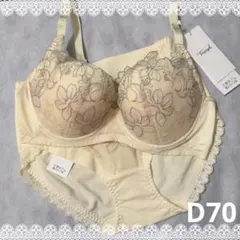 【SALE】トリンプ　天使のブラ＆深履きショーツ　D70　新品　匿名配送