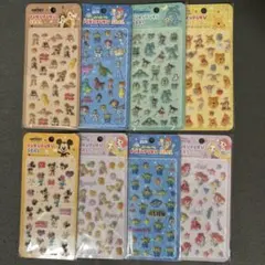 M*o様 ディズニーのプクプクシール8種コンプリートセット　(正規品）