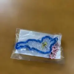 琵琶湖キーホルダー Beef 牛 青色①