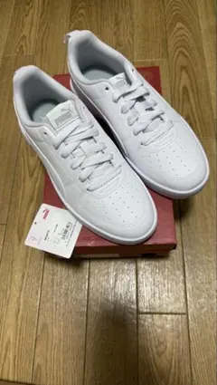 【新品未使用】PUMAホワイトスニーカー 25cm
