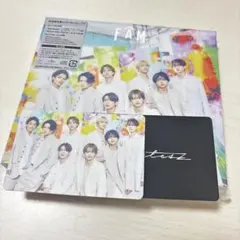 トレカ付 timelesz FAM 初回B CD +Blu-ray