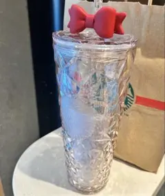 スターバックス ホリデー2025コールドカップタンブラーリボン710ml