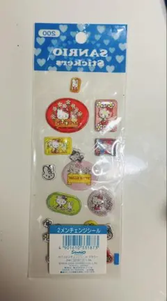 Sanrio Hello Kitty 2メンチェンジシール フラワーのサムネイル