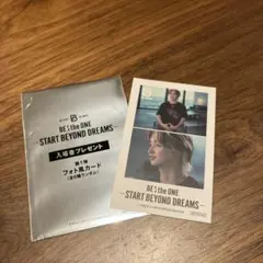 BE:FIRST 映画　入場特典　フォト風カードJUNON ジュノン