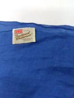 traditional weatherwear 　ストール　麻　ブルー　大判のサムネイル