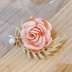 ハンドメイドコサージュ　卒園式入園式　人気色ライトピンク