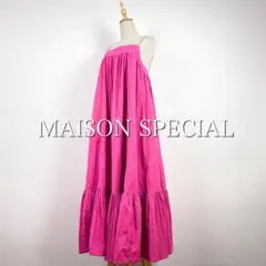 MAISON SPECIAL ギャザー ティアード キャミワンピース