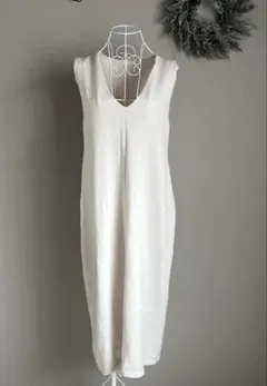 GU ジーユー　マルチウェイニット　ワンピース ホワイト　XL