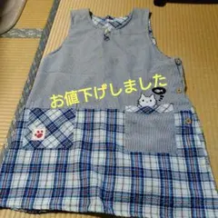 猫の刺繍付きエプロンのサムネイル