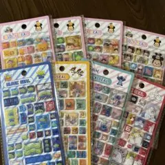 ディズニー ブロックシール タイルシール 8種セット