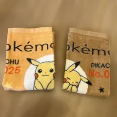 ポケモン タオルセット ピカチュウ ヒトカゲ イーブイ　ハンドタオル