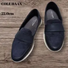 COLE HAAN ローファー ネイビー 22.0cm 軽量
