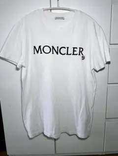 試着のみ♡MONCLER 半袖Tシャツ ホワイト レディース　S モンクレール