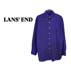 USA古着 LANS’ END ランズエンド 長袖シャツ サイズS
