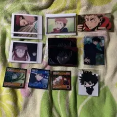 呪術廻戦　虎杖悠仁　伏黒恵　ぱしゃこれ　カード　シール　ラバスト　まとめ売り