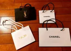【新品】シャネル・Dior・イブサンローランミニショッパー3種４枚セット
