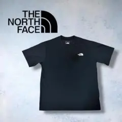 【希少デザイン】ノースフェイス Tシャツ L 黒 バックプリント 落雷 雷 ロゴ