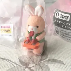 新品 トンピーとリズム応援団マスコット こぐまのトンピー うさちゃんピーポン