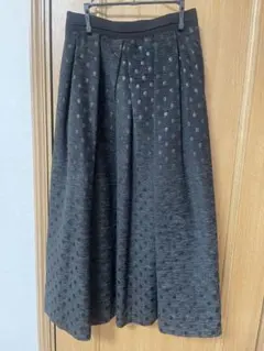 イエナラブークル　ドットジャガードタックスカート　36