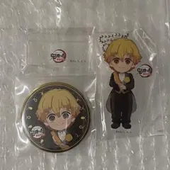 鬼滅の刃 我妻善逸 2021 無限列車編 アクリルスタンド 缶バッジ 鬼滅の奏