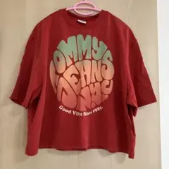 tommy jeans tシャツ 赤